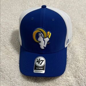 Rams Blue and White Cap